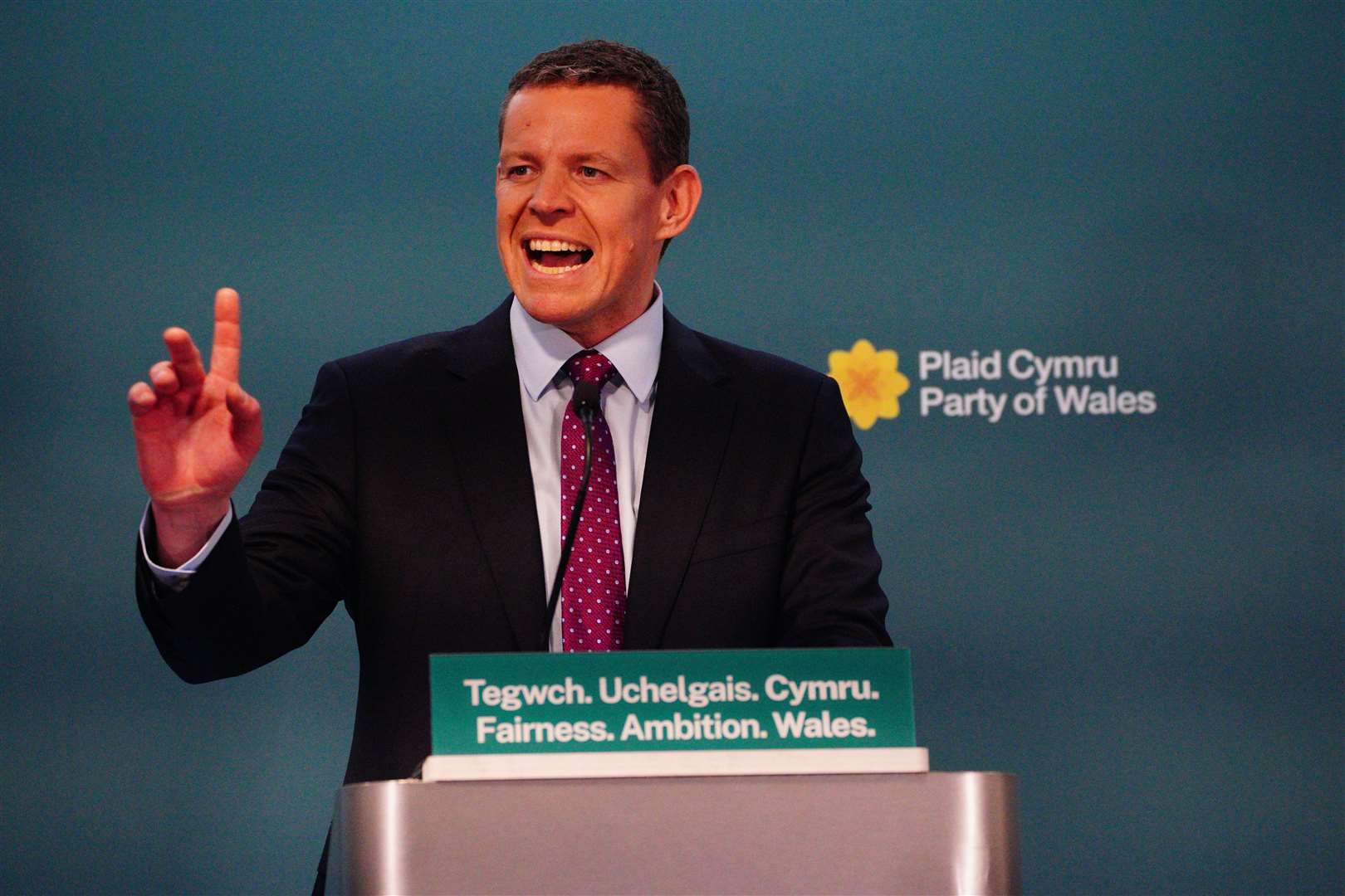 Plaid Cymru leader Rhun ap Iorwerth argued the First Minister had failed to demand the funding his party believed Wales was owed from HS2 (Ben Birchall/PA)