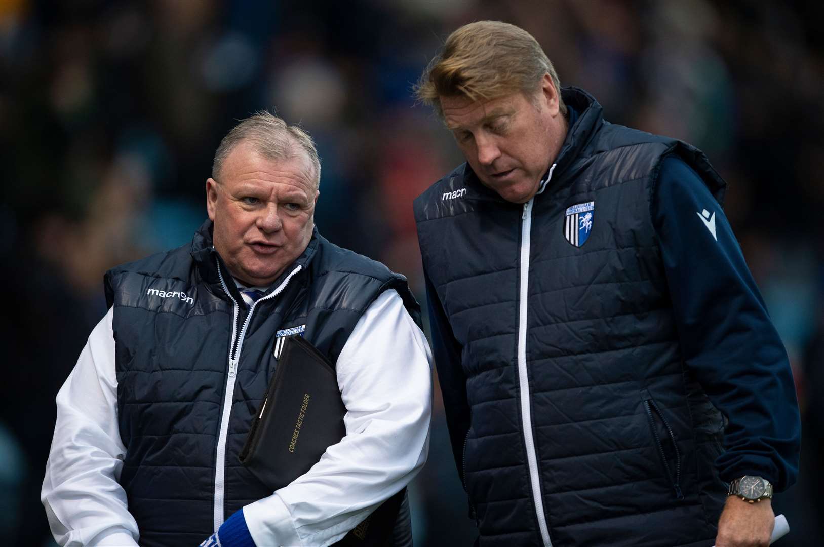 Gillingham manager Steve Evans and assistant Paul Raynor are preparing to face League 1 giants Hull City