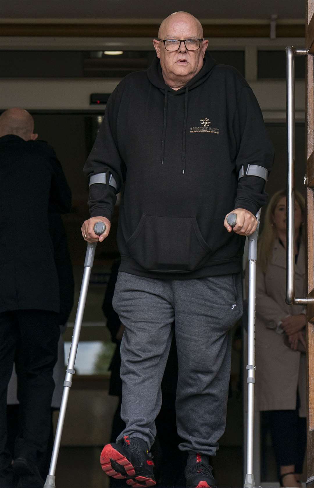 Gordon Yuill, father of John Yuill, at Falkirk Sheriff Court for the fatal accident inquiry (Jane Barlow/PA)