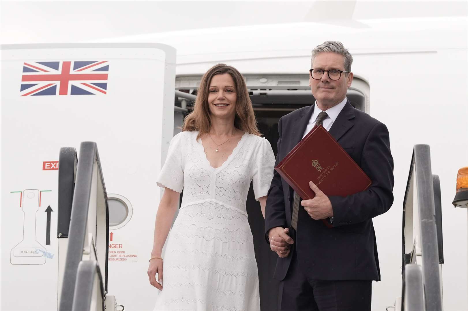 Sir Keir Starmer has been joined by Lady Starmer at official events including the trip to Washington for the Nato summit in July (Stefan Rousseau/PA)