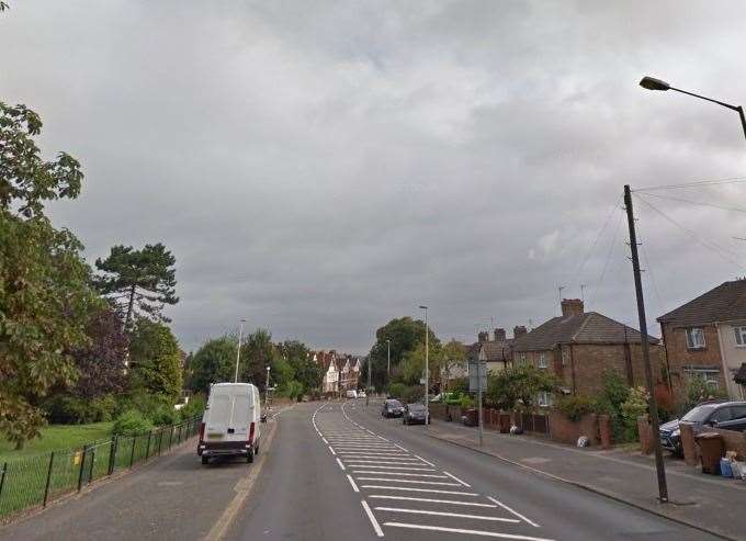 Maidstone Road, Rochester, where the mutilated cat was discovered (19900404)