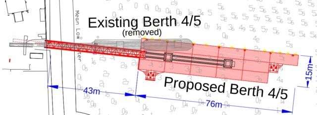 Drawing of the new berth. Picture: Thanet District Council