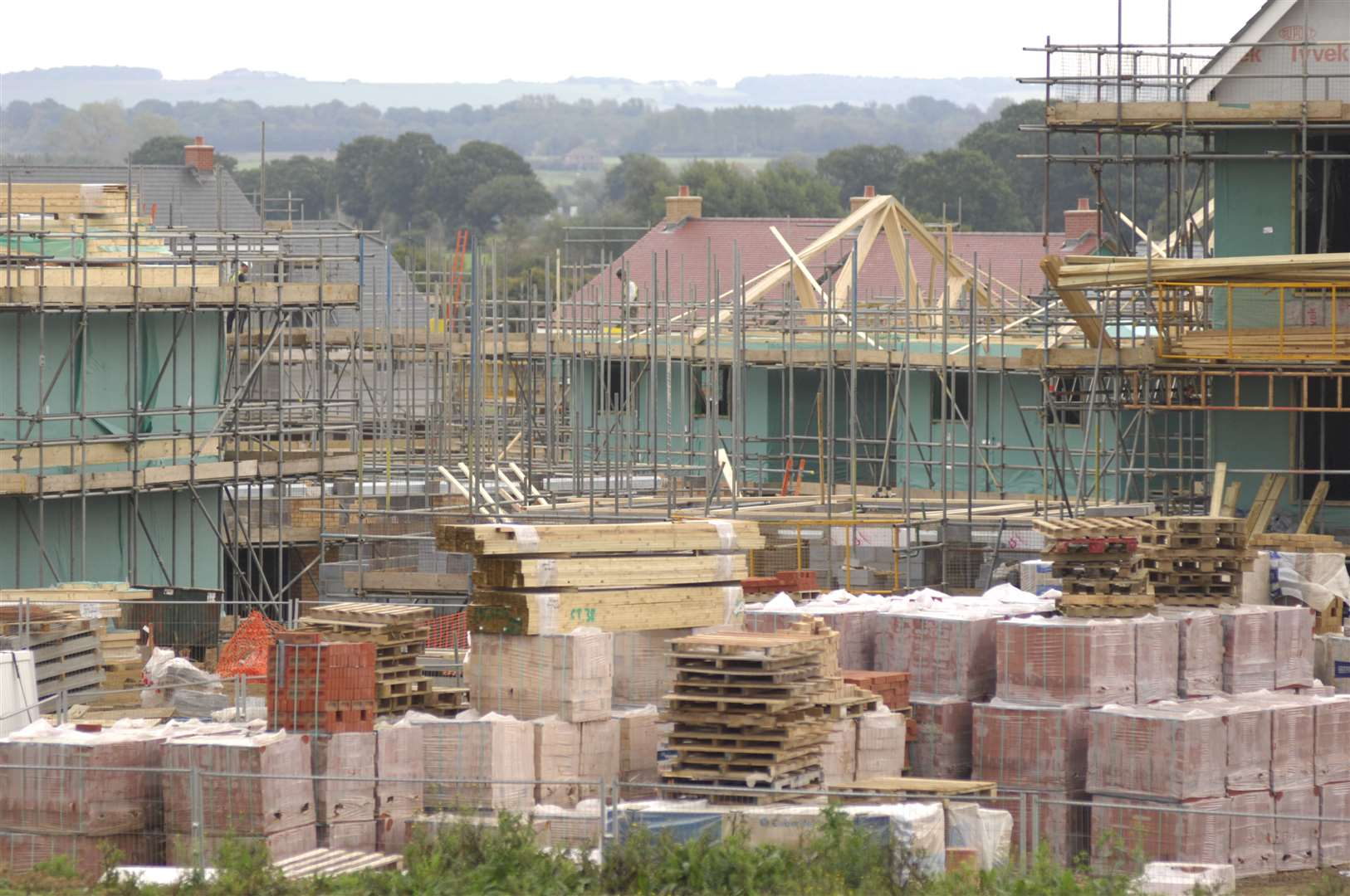 The man was arrested after someone was seen entering new builds Library picture: Martin Apps