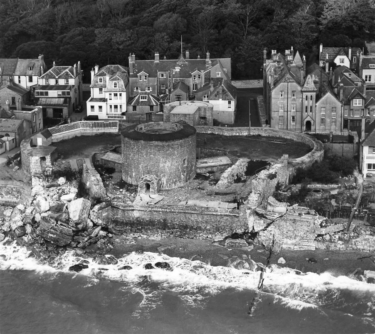Sandgate Castle, the date of this picture is not known