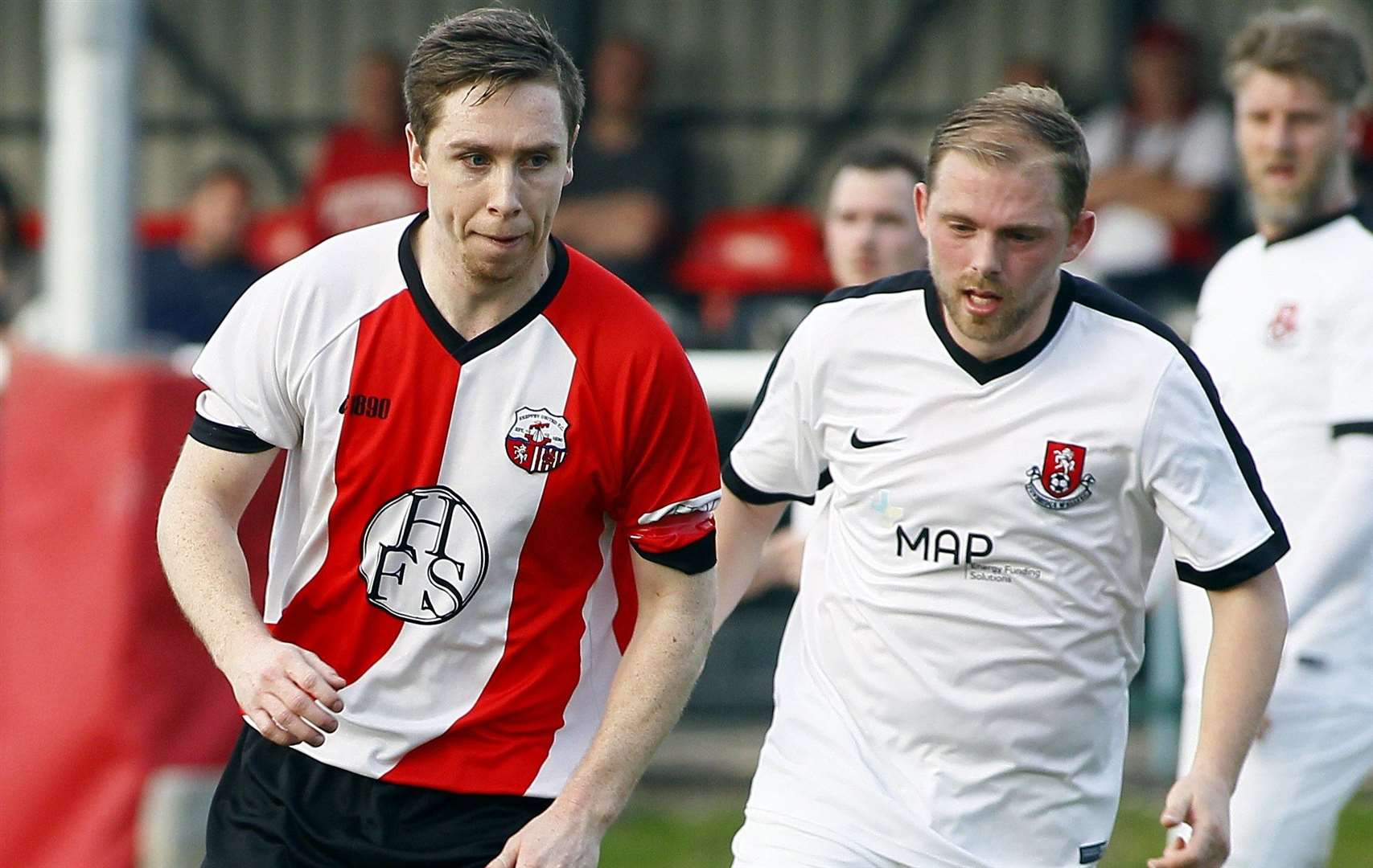 Luke Girt in action for Sheppey against Tunbridge Wells. Picture: Sean Aidan