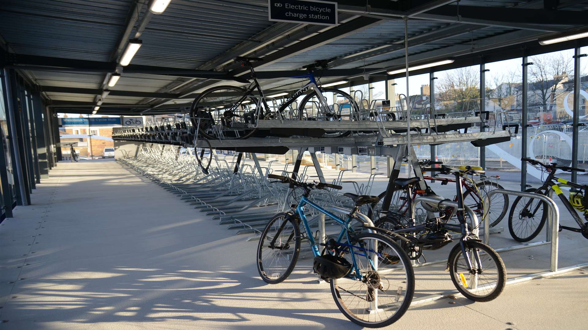 The Cycle Hub, new racks ready for bikes