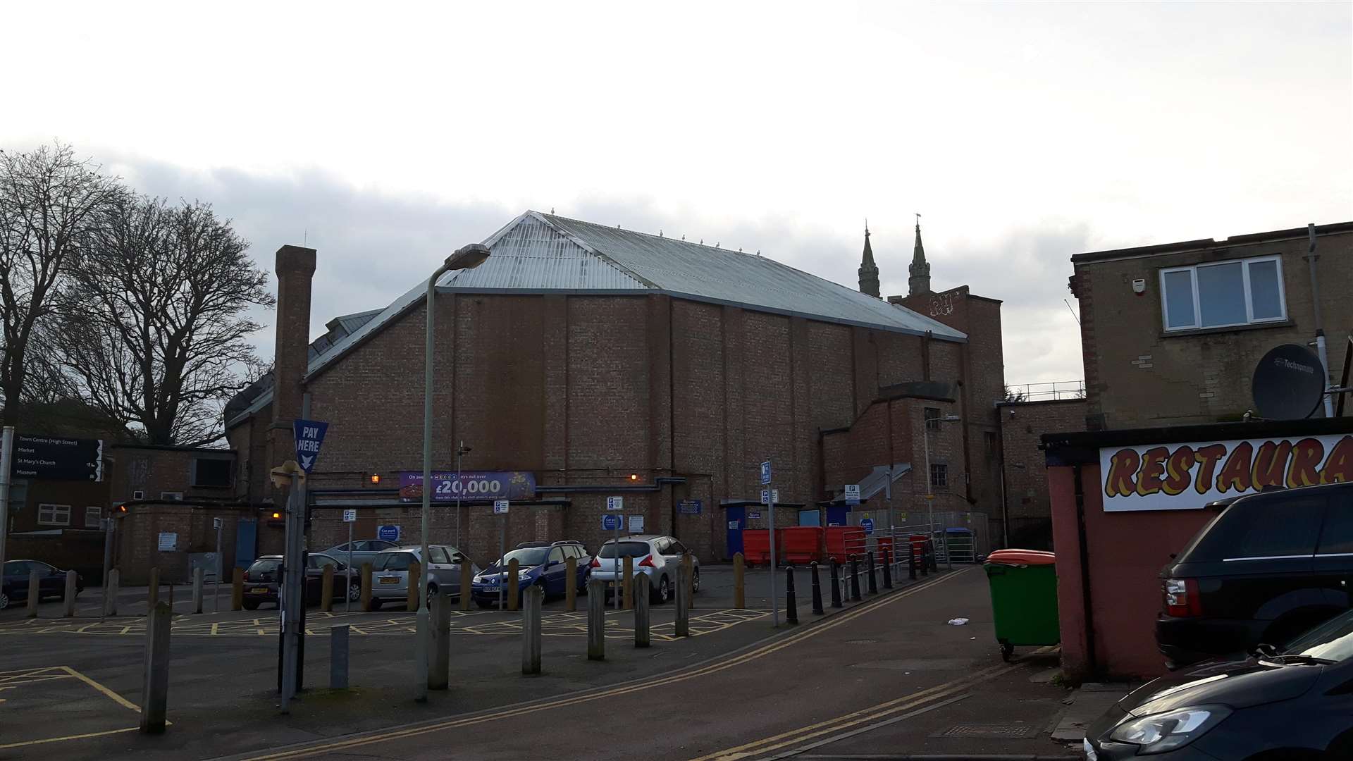 The Mecca Bingo hall and Vicarage Lane car park