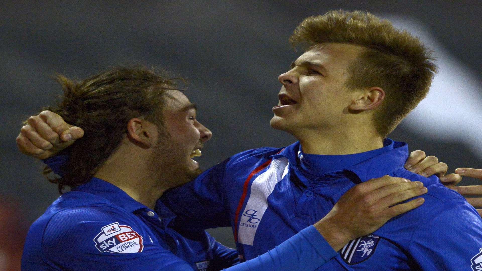 Bradley Dack and Jake Hessenthaler Picture: Barry Goodwin