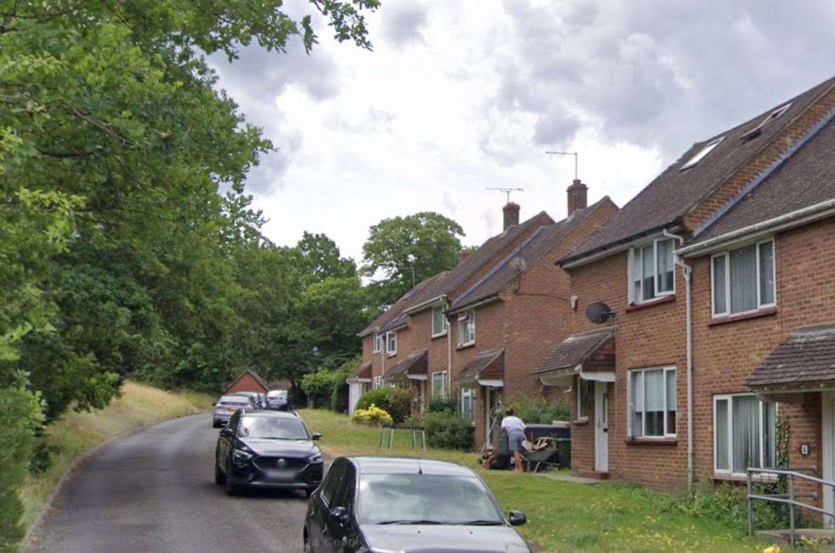 Firefighters are tackling a blaze at a home in Church Field, Sevenoaks. Picture: Google