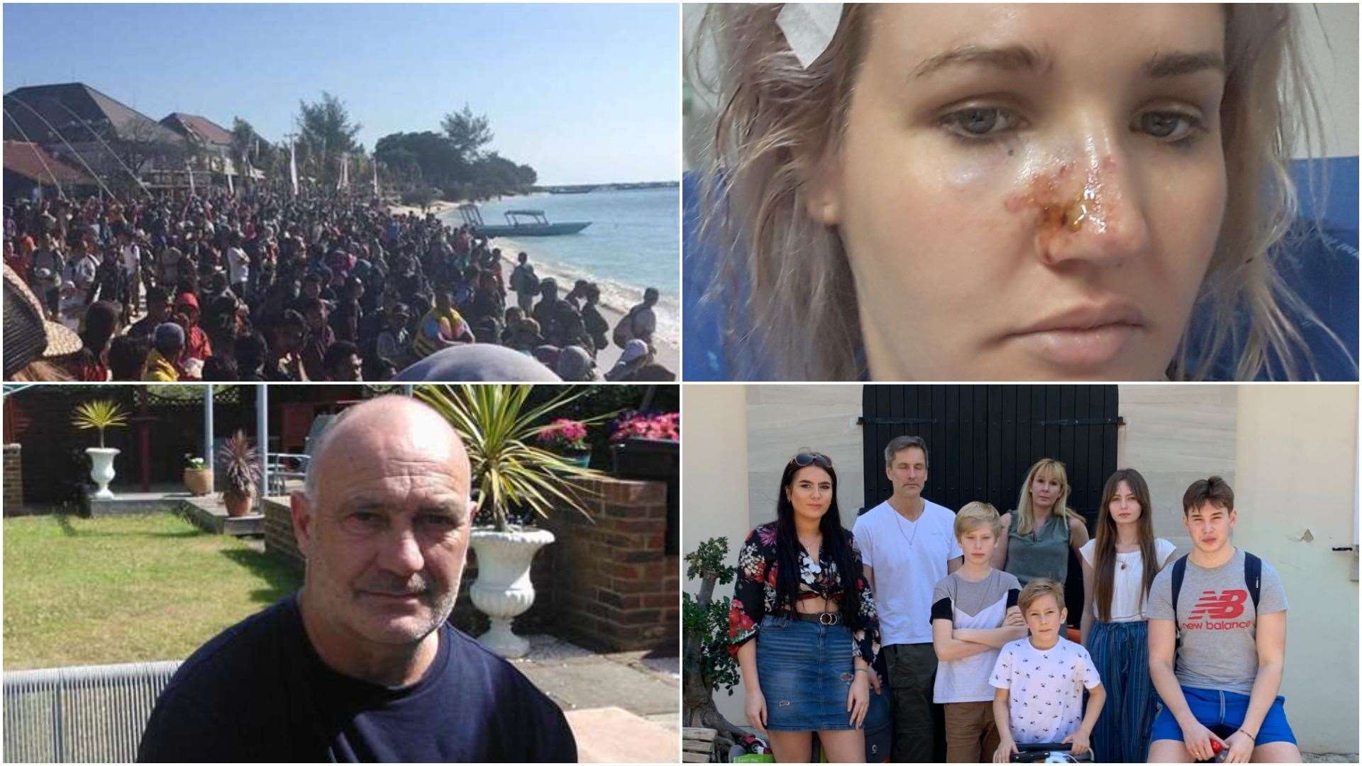 Some of the families from Kent caught up in some holidays from hell