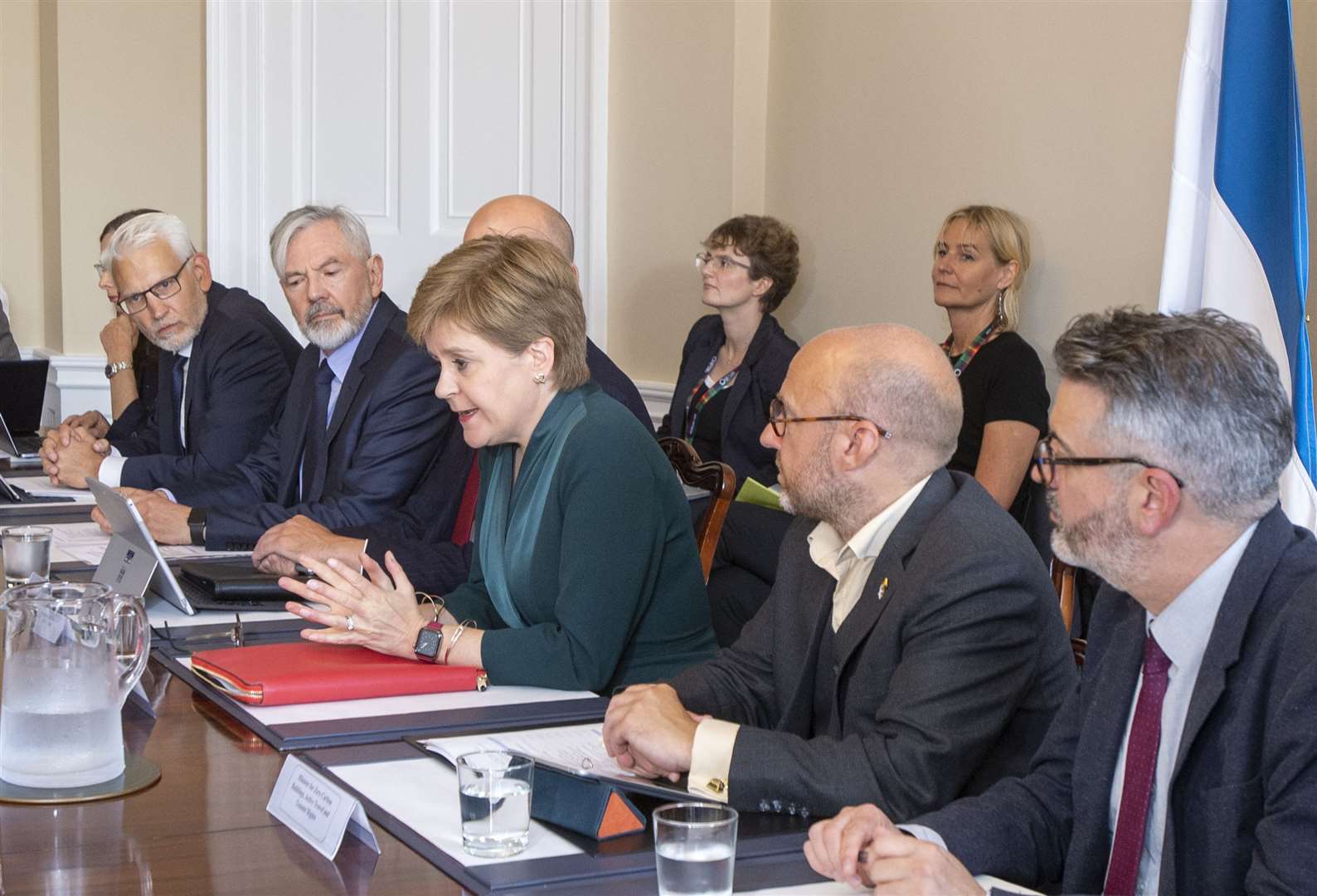 Scottish First Minister Nicola Sturgeon chaired an energy summit on Tuesday (Lesley Martin/PA)