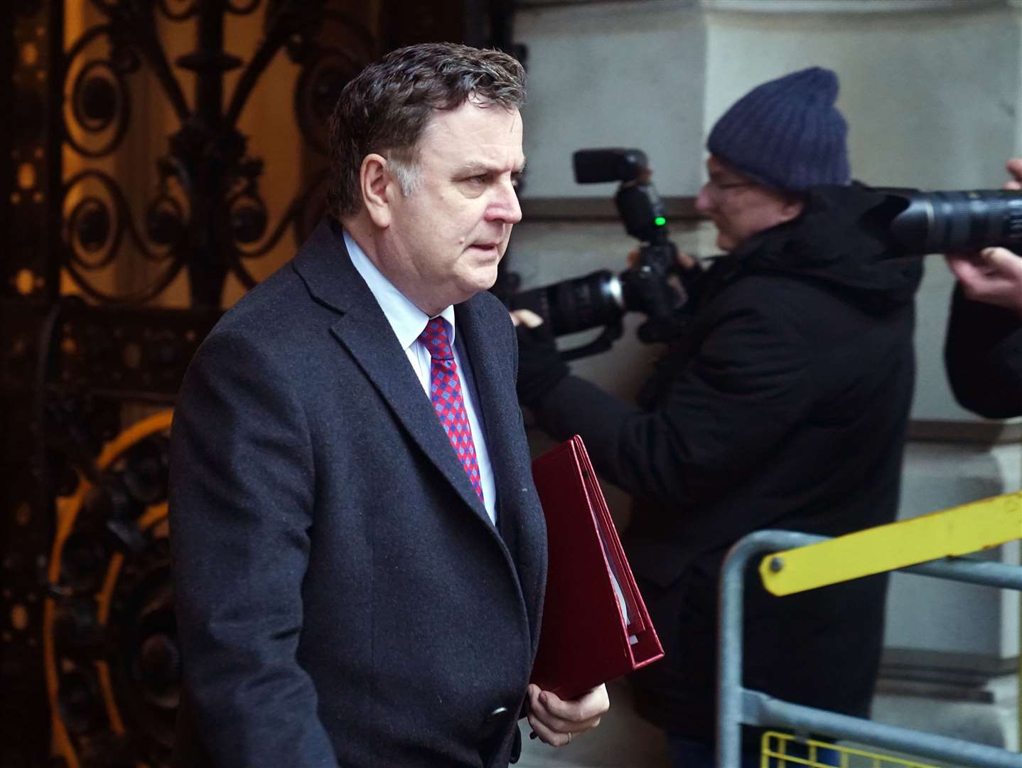 Work and Pensions Secretary Mel Stride said the Government is moving swiftly to help wronged Post Office staff (James Manning/PA)