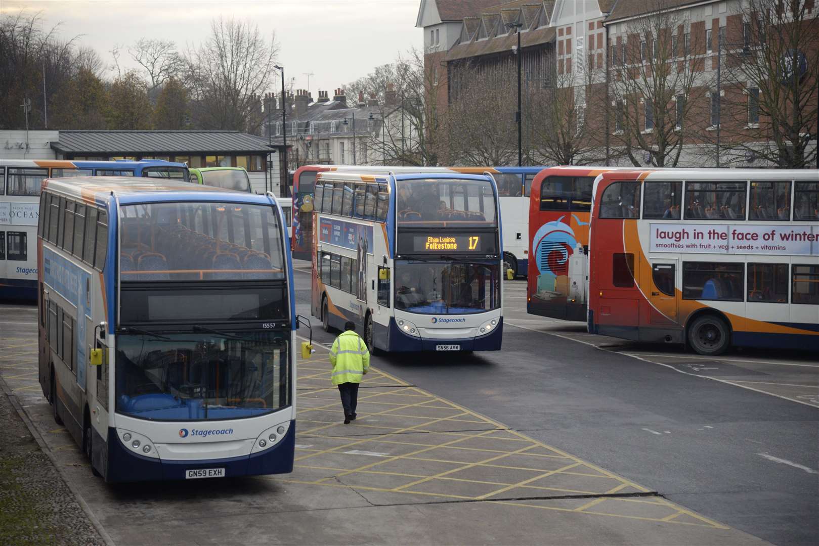 The theft happened at Canterbury bus station