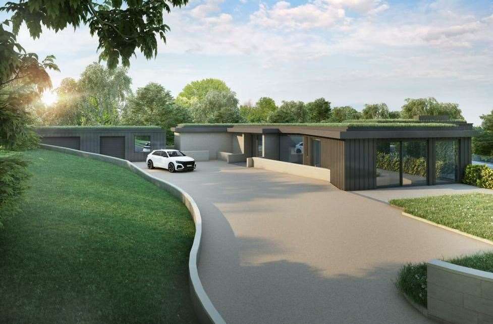 The proposed home in Lenham is set in 13 acres of land. Picture: Fine & Country, West Malling