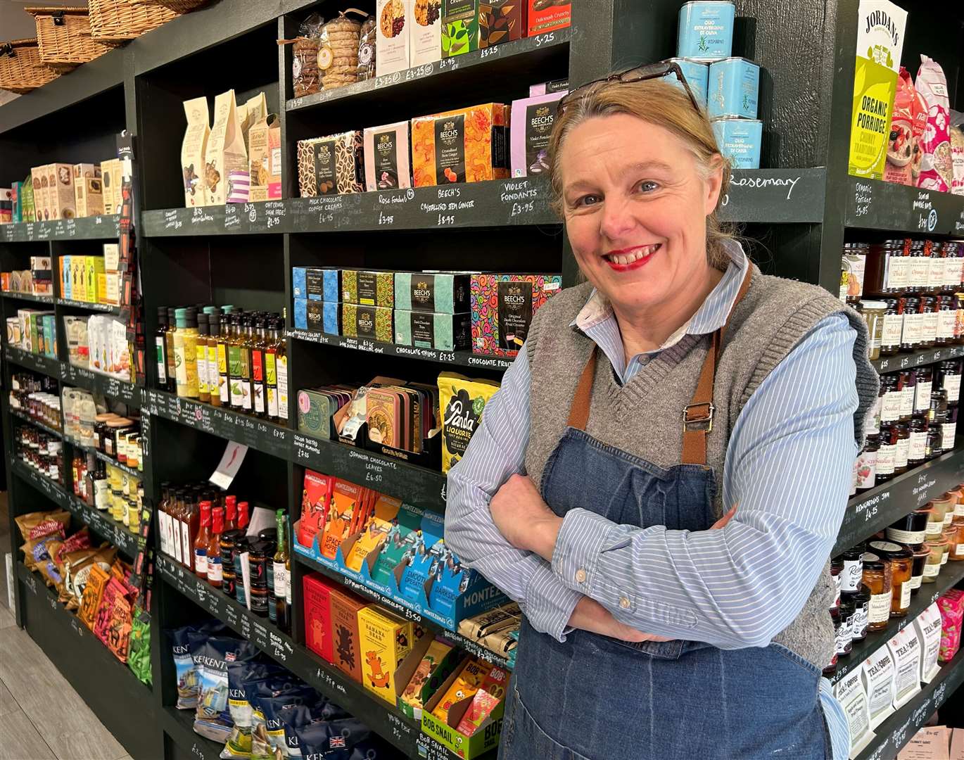 East Street Deli owner Nicky Reader hopes to sell English wines, locally produced spirits and beer - as well as Italian and Spanish wines to match its other continental products