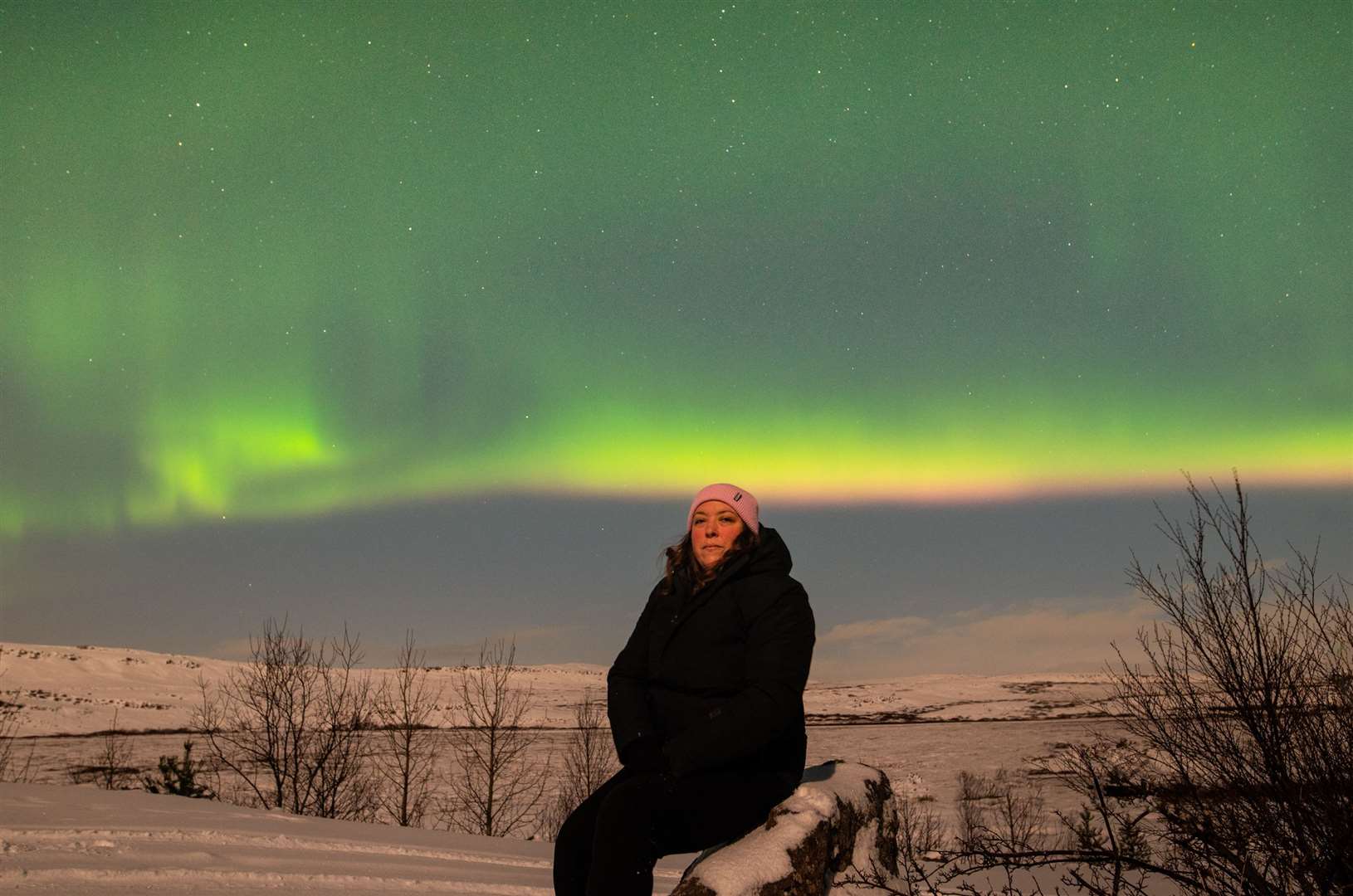 Rebecca Douglas on a trip to see the Northern Lights in Iceland. Picture: Rebecca Douglas Photography