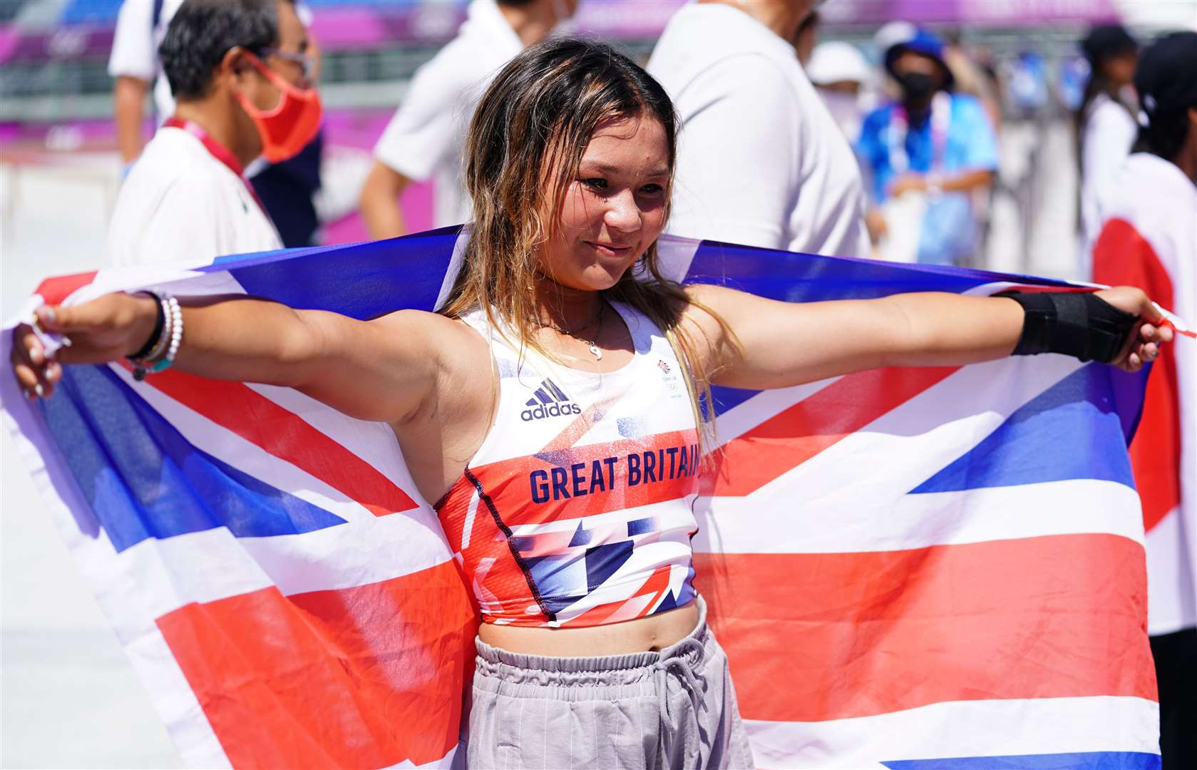 Skateboarder Sky Brown took gold aged just 13 (Adam Davy/PA)