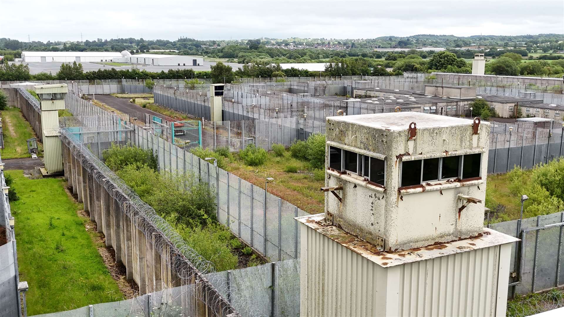 The former H Block Maze prison at Long Kesh near Lisburn (Niall Carson/PA)