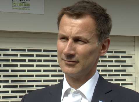 Health secretary Jeremy Hunt