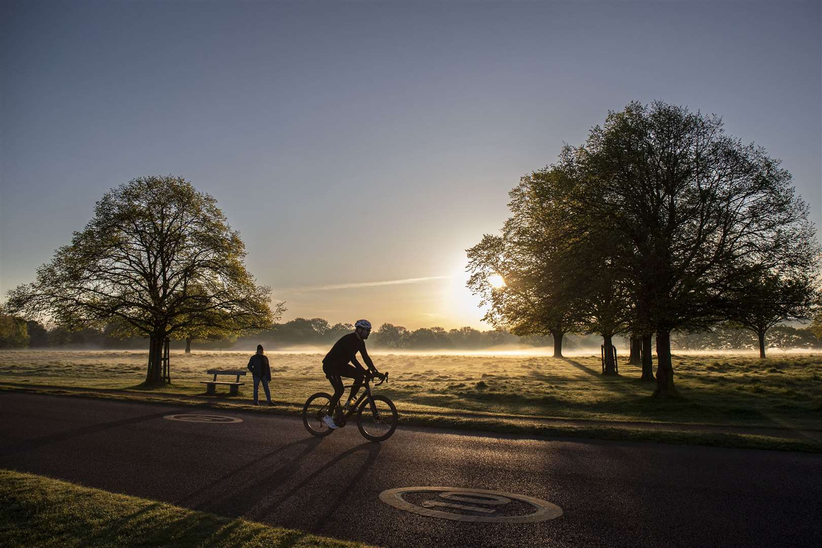 Richmond Park on an April morning (Ben Whitley/PA)