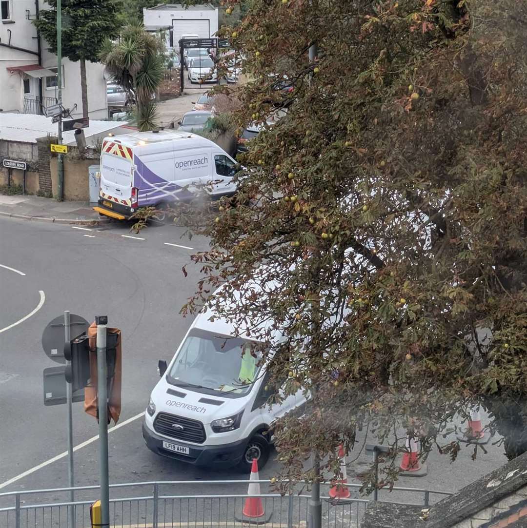 Openreach engineers were sent to London Road/A226 Galley Hill on Saturday following reports of an outage