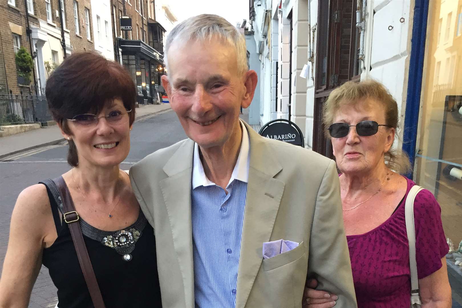 Jill Moore (Tom's daughter) Tom Menzies, and Pat Menzies (Tom's wife)