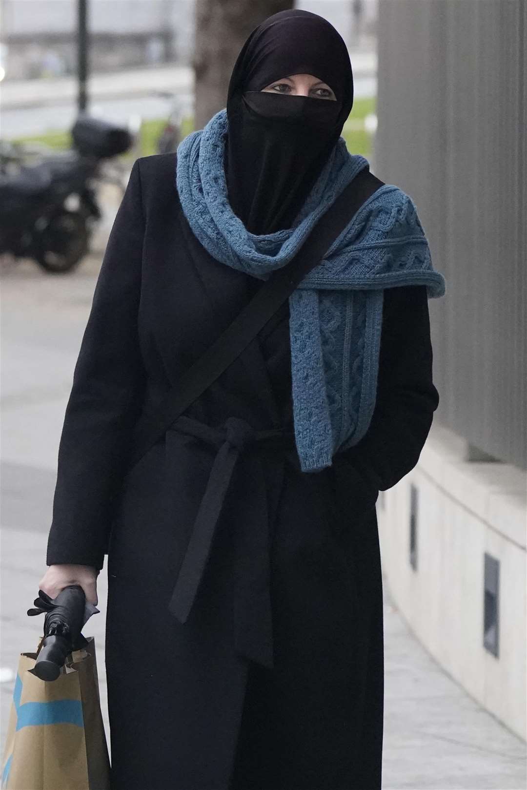 Former member of the Defence Forces Lisa Smith arriving at the Special Criminal Court in Dublin (Niall Carson/PA)