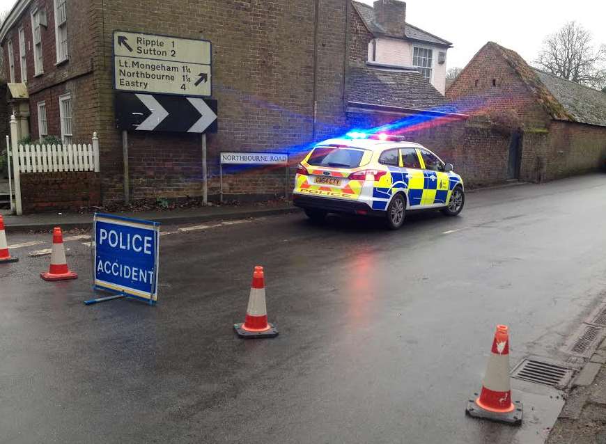 Police have closed Northbourne Road