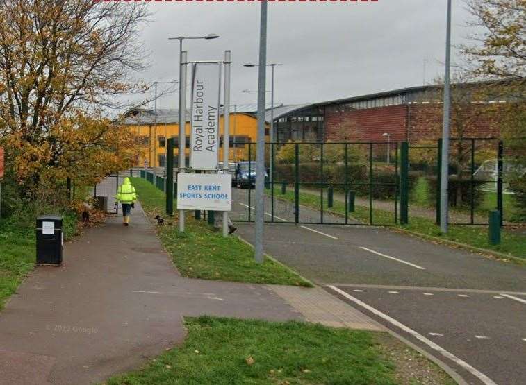 The Royal Harbour Academy upper site in Stirling Way, Ramsgate