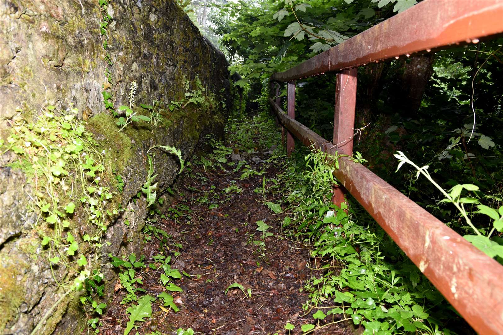 The site in Salcombe, Devon, where Jemma Mitchell is alleged to have dumped Mee Kuen Chong’s body (Metropolitan Police/PA)