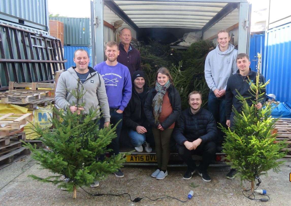 The free tress will be put up around the town by volunteers from Deal Rowing Club