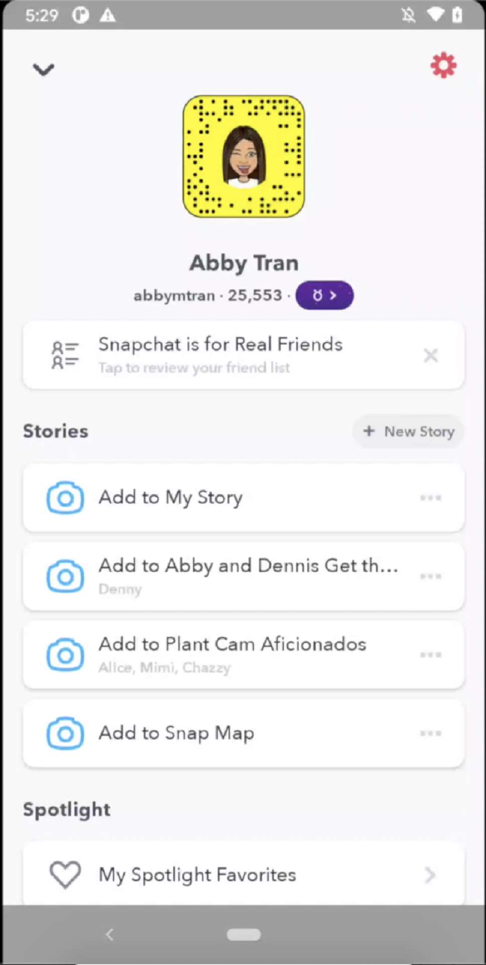 The Friend Check Up tool will encourage users to review their friend list and those on it (Snapchat)