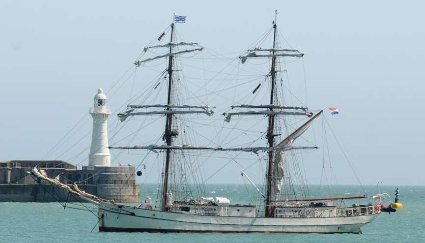 The Astrid at Dover.