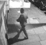 Man entering the Co-op in Borstal Street, Rochester