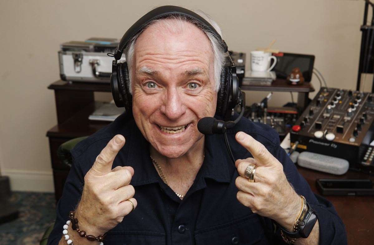 Hugo Duncan MBE in his home studio in Strabane (Liam McBurney/PA)