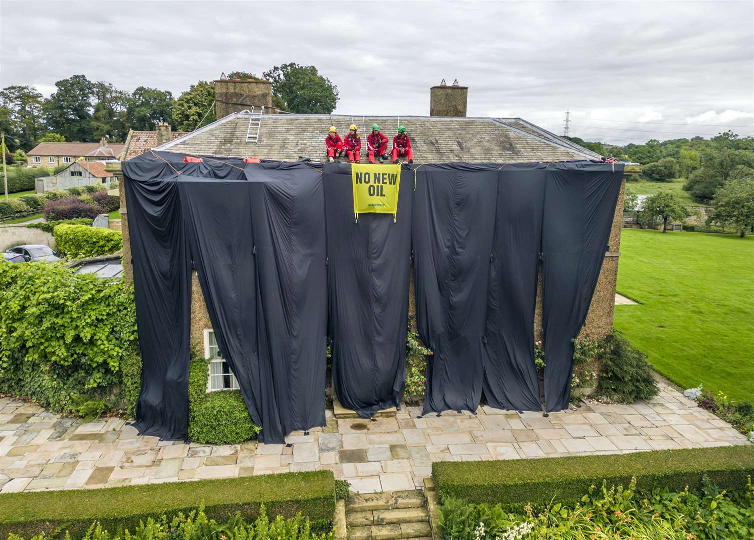 Prime Minister Rishi Sunak’s constituency home was targeted by environmental protesters last year (Danny Lawson/PA)