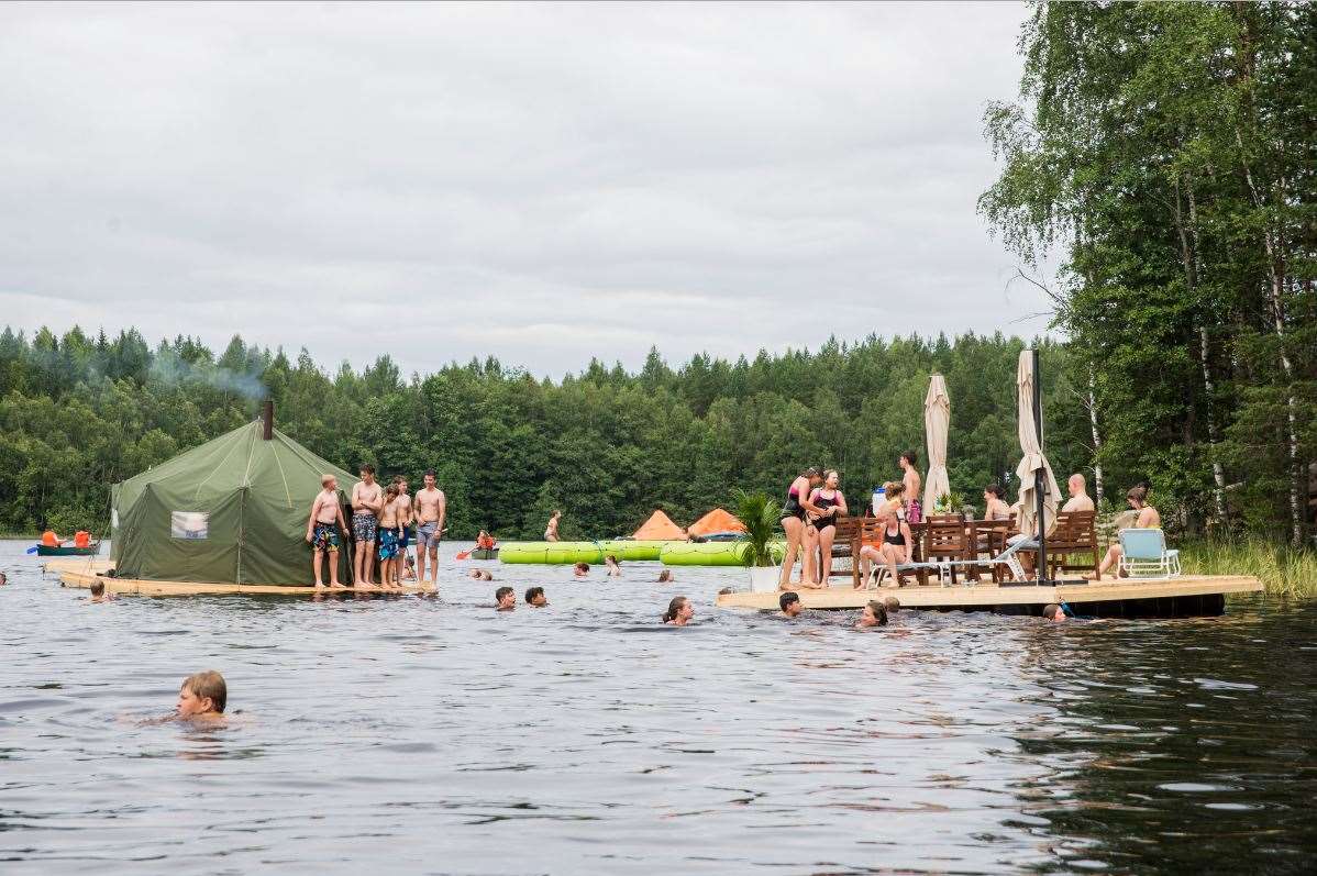 The camp involves a number of outdoor activities