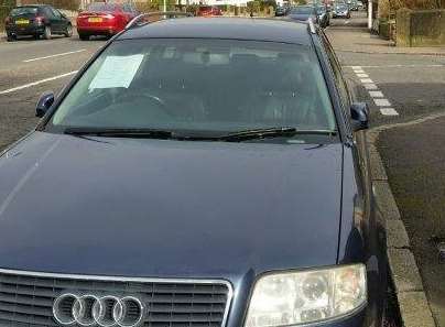 This car was also pictured in Canterbury Road. Picture: Shepway District Council