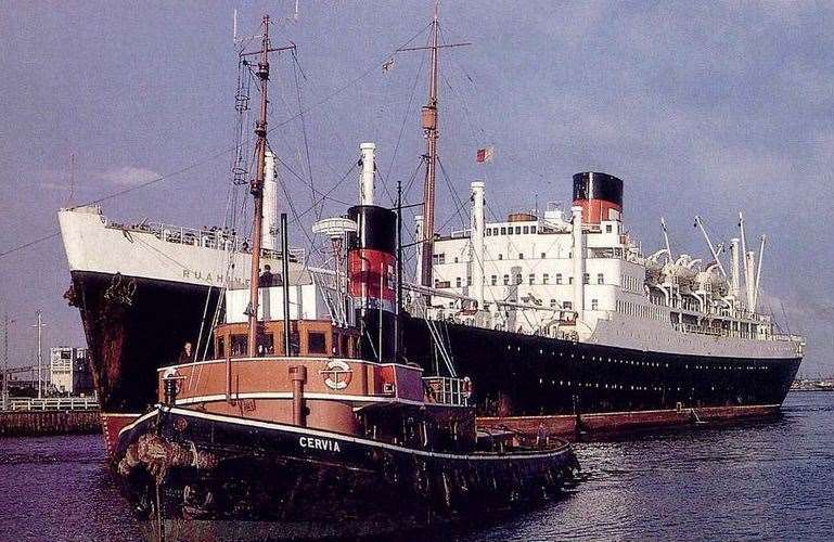 Five men from Gravesend lost their lives on the Steam Tug Cervia following the incident 70 years ago on October 25th, 1954. Photo: Friends of the Steam Tug Cervia