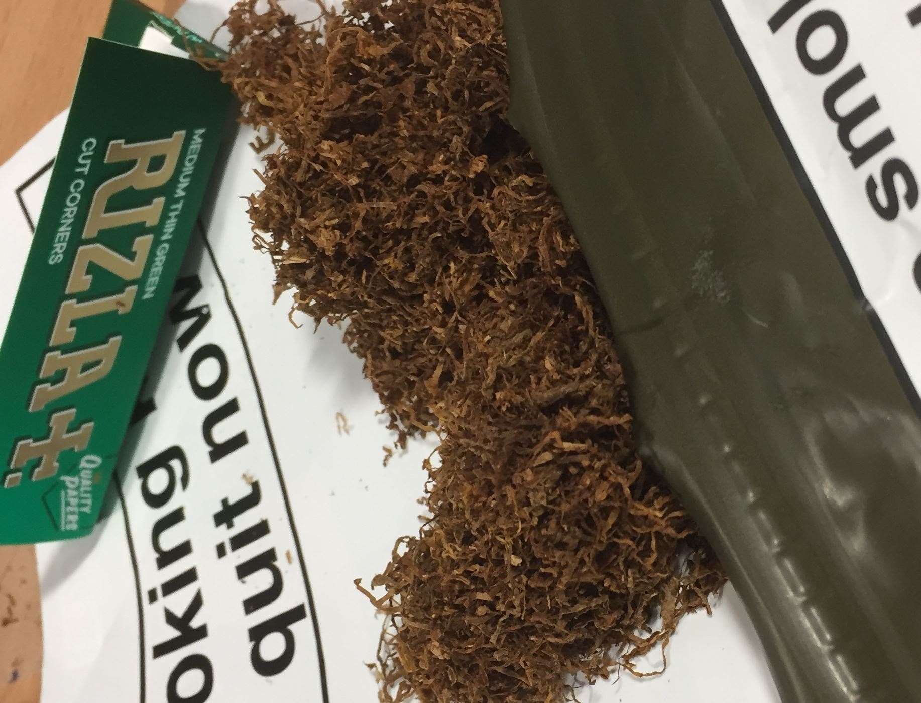 The tobacco was valued at £250,000