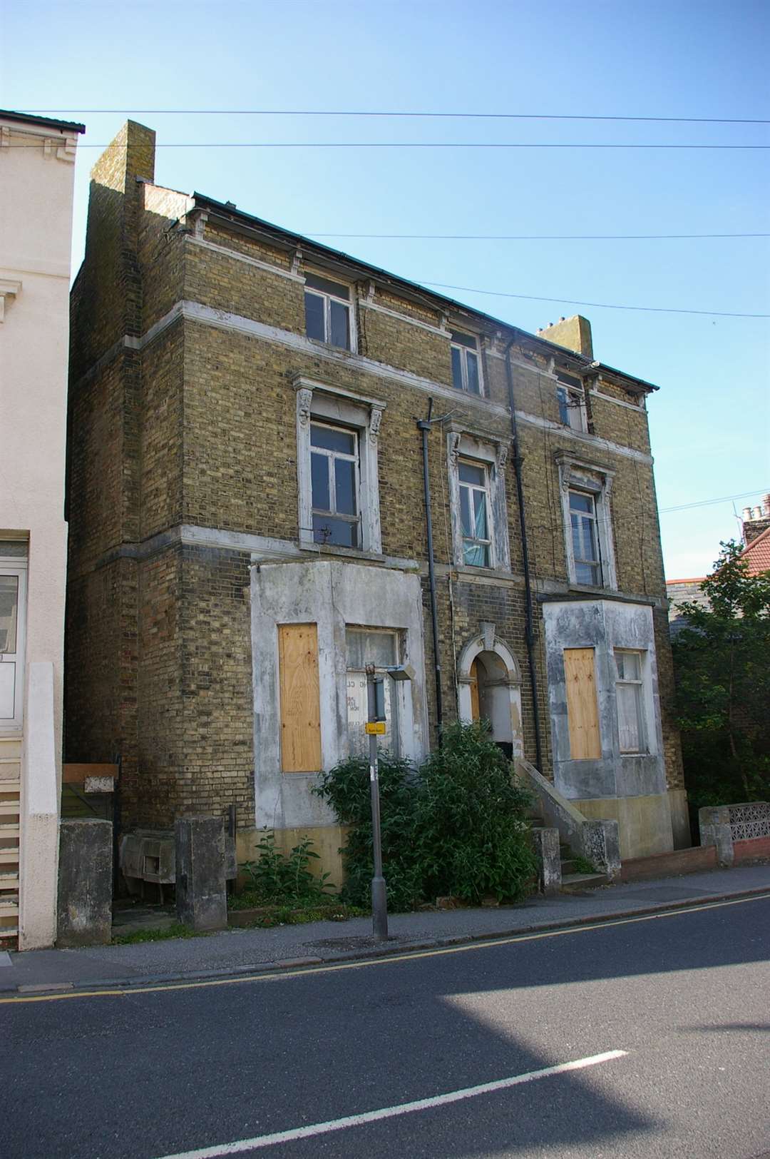 Before the work was conducted in Dover Road, Shepway