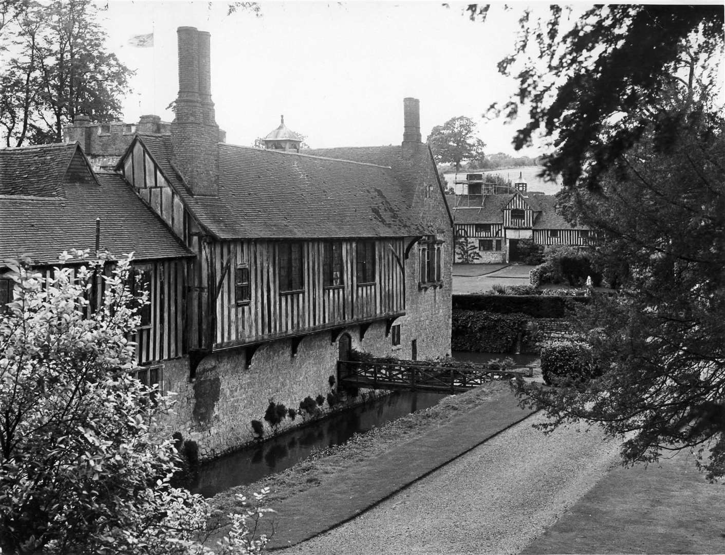 Ightham Mote, pictured in 1967