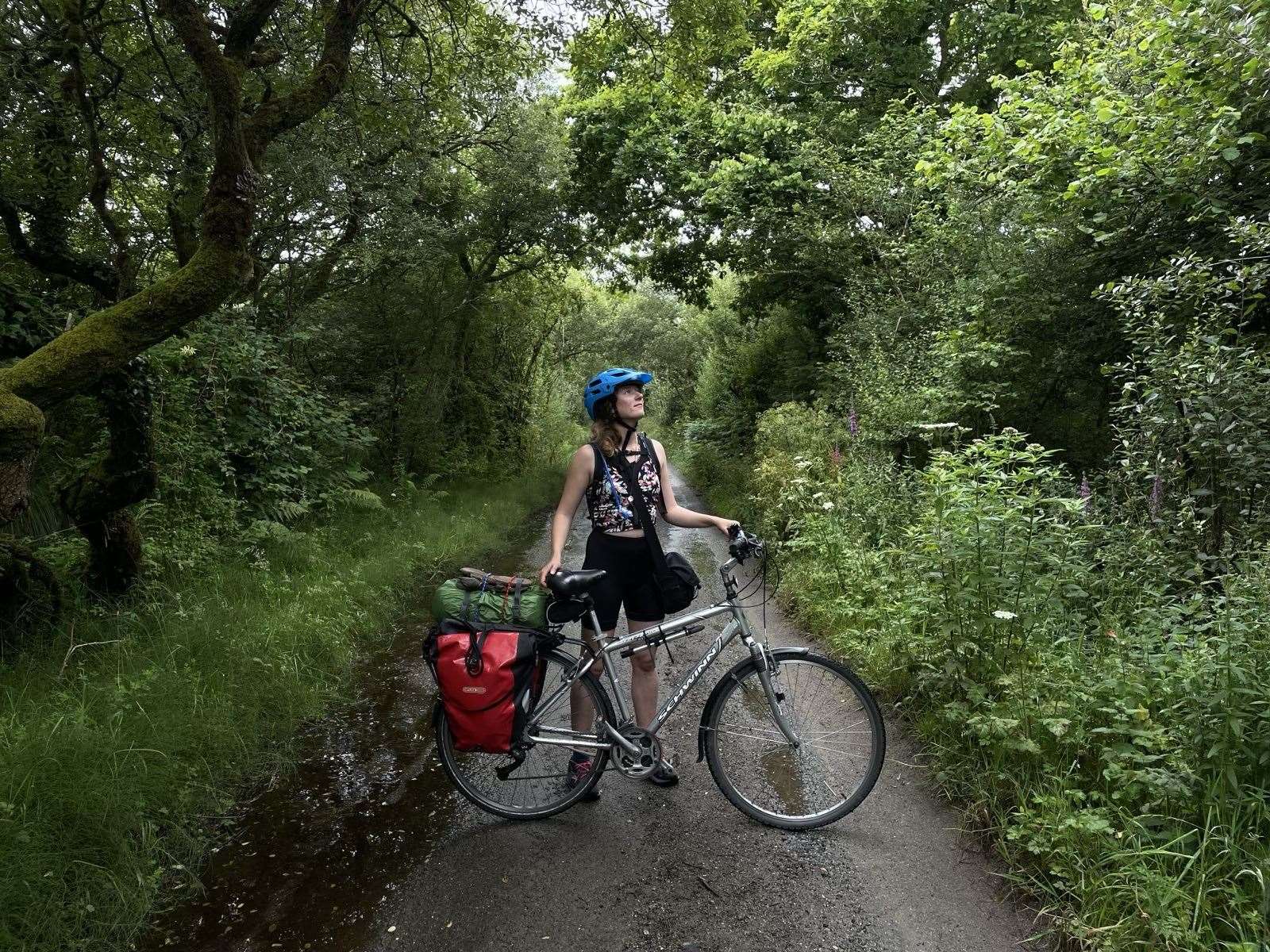 During her journey Ms White will be tackling the numerous steep hills of Devon and Cornwall (University of Exeter/PA)