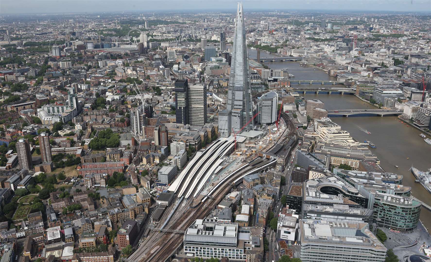 The huge work at London Bridge delivered a far bigger station - but caused considerable disruption to journeys for Kent commuters over a period of years. Picture: Network Rail