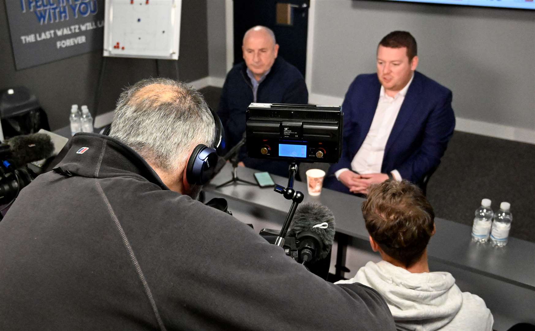 John Coleman spoke to the local media on Monday along with Gillingham managing director Joe Comper Picture: Barry Goodwin