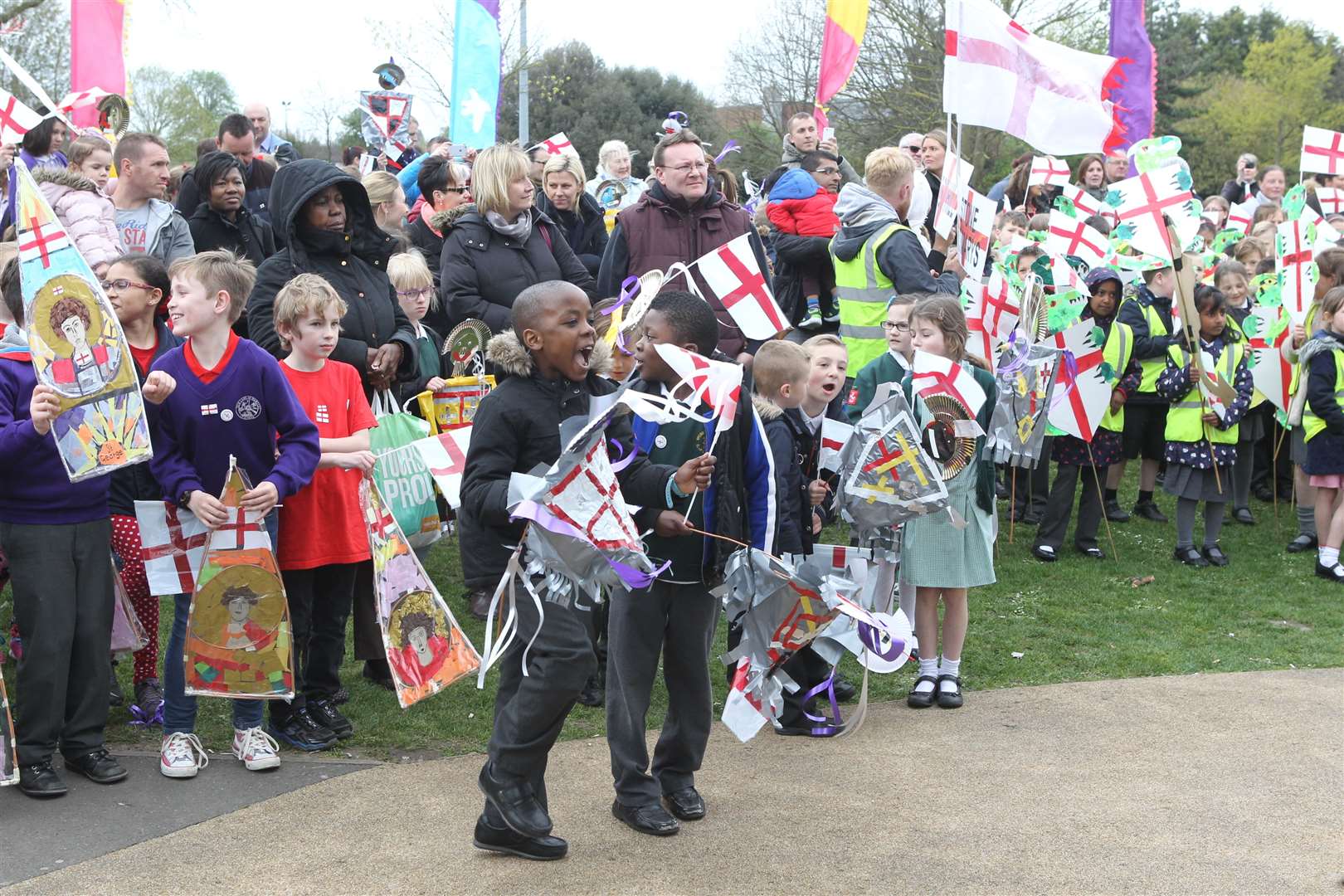 Pupils from Stone St Mary's.