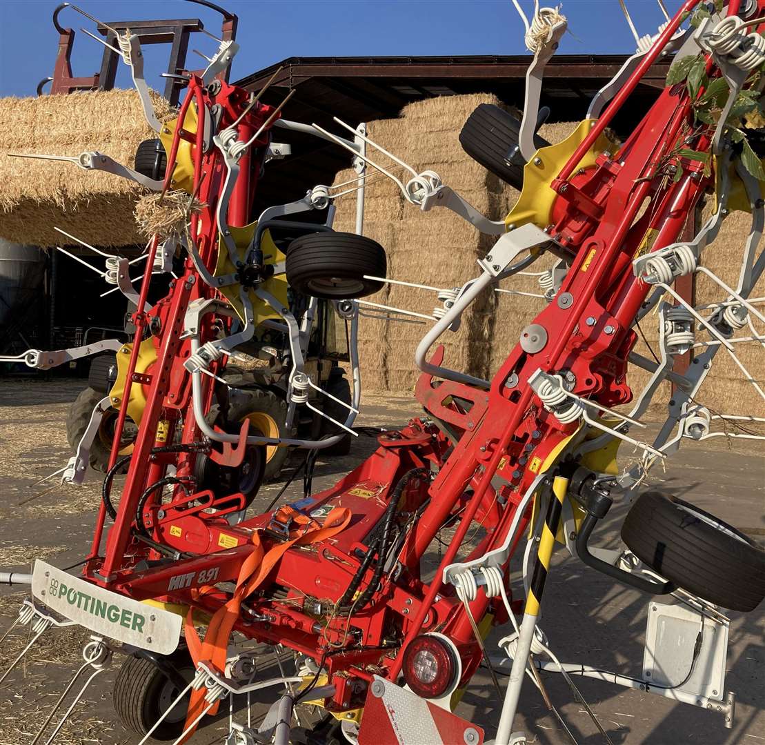 The stolen hay tedder from a farm in Gravesend. Picture: Kent Police