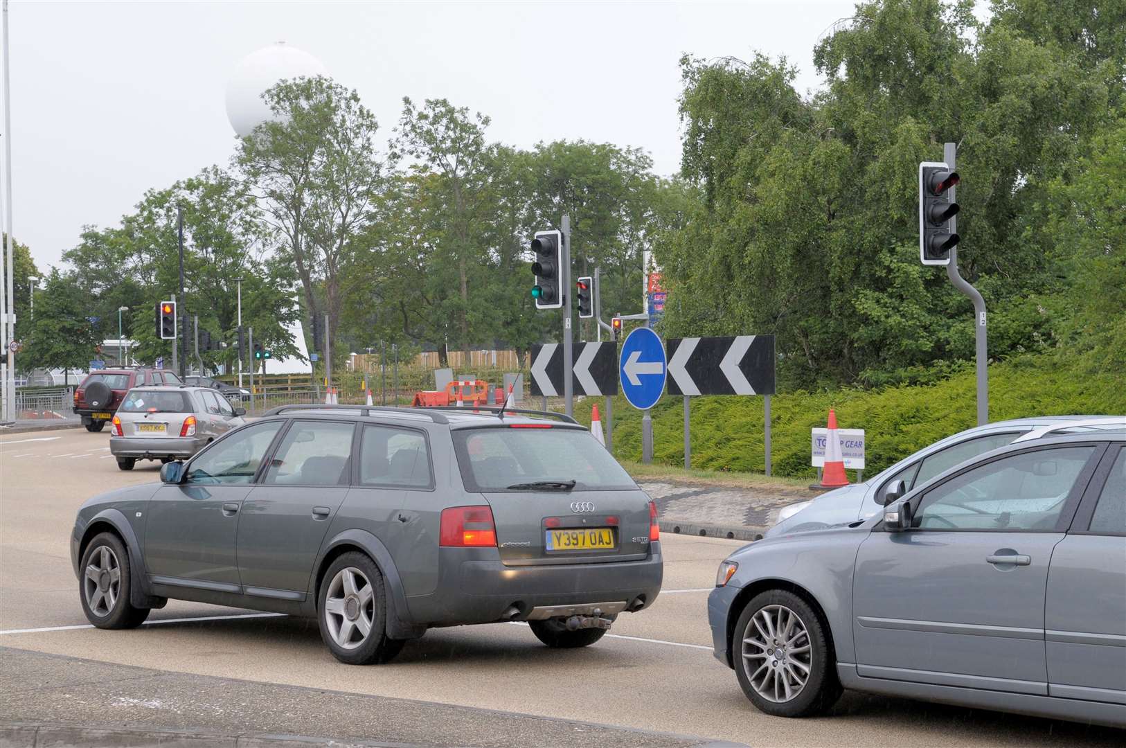 A man's body has been found within Bowaters roundabout, Gillingham. Picture: Andy Payton