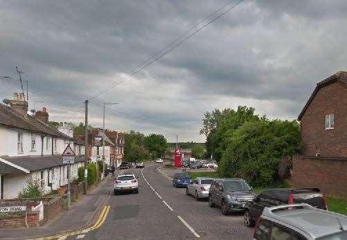 The pensioner was hit by a car on London Road, Dunton Green