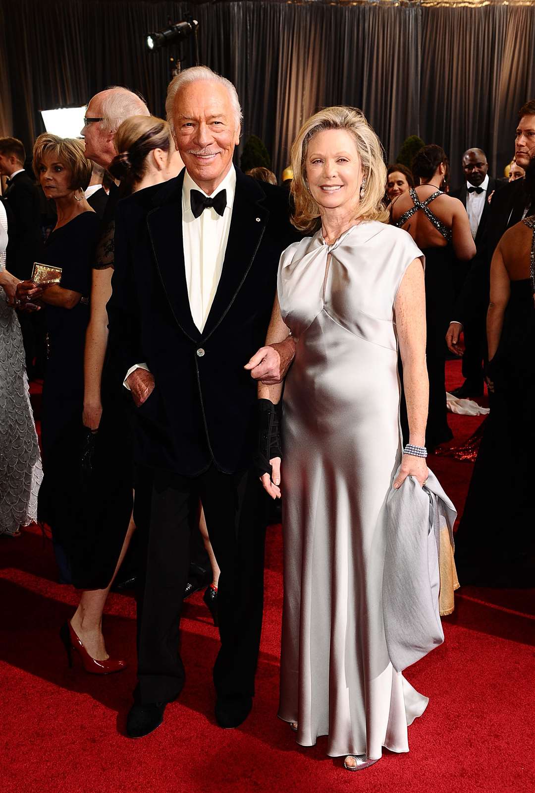 Christopher Plummer and wife Elaine Taylor (Ian West/PA)